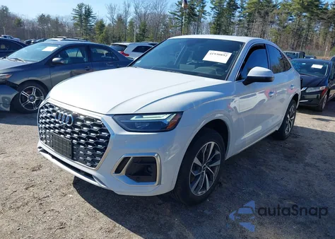 2021 Audi Q5 Sportback Premium 45 Tfsi Quattro S Tronic из США, поврежденный, VIN WA14AAFY2M2069228